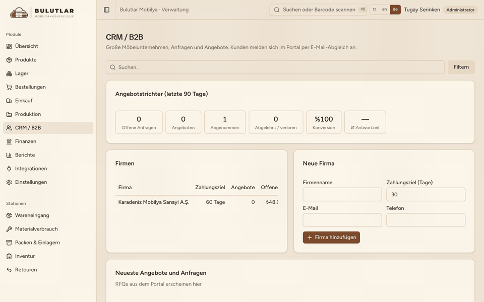 Firmen, Angebote und Preise