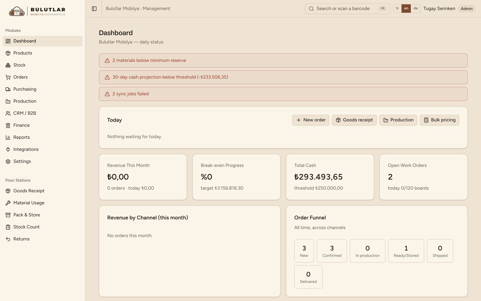 Dashboard
